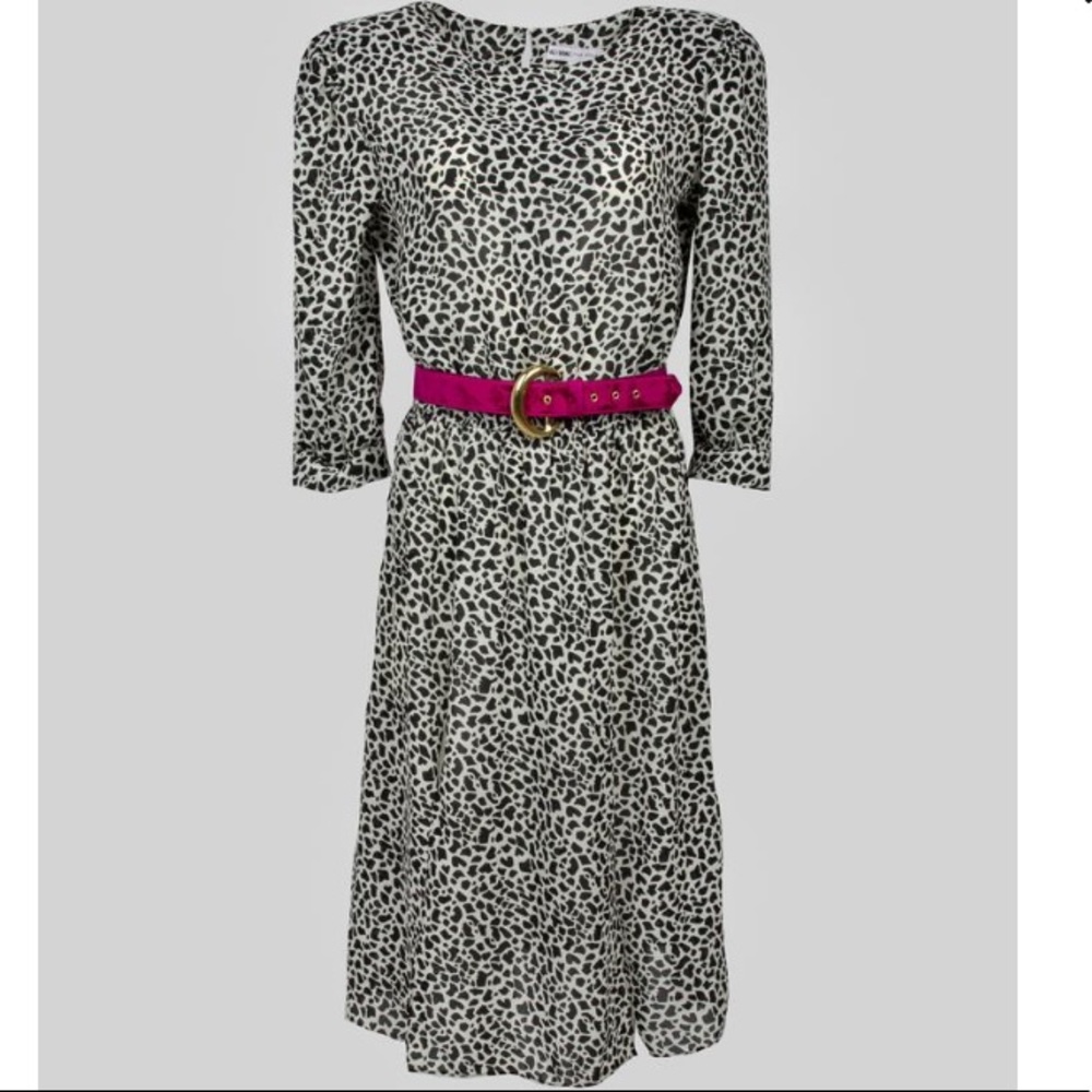 Re/Done x The ATTICO Slit front dress black white medium